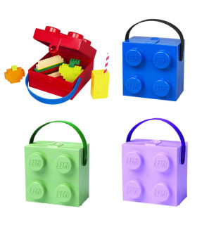 Box (nejen) na svačinu  s rukojetí LEGO