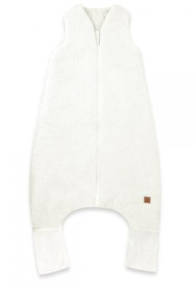 Mušelínový spací vak se zahrnovacími nohavičkami - smetanový Baby Nellys