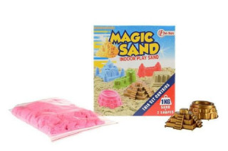 Magický - kinetický písek 1kg + 2 formičky