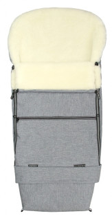 Fusak COMBI SOFT šedý žíhaný + beránek