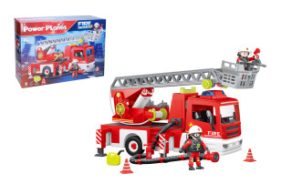 Hasičské auto s žebříkem stavebnice 40 cm