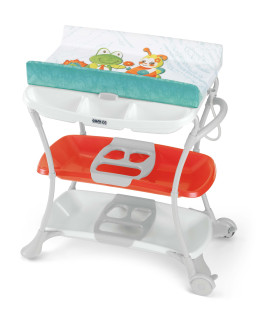 Přebalovací stůl CAM Nuvola 2015, Col.220 - žabka a brouček - bílá