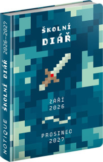 Studentský diář Gamer (září 2026 – prosinec 2027) Notique 