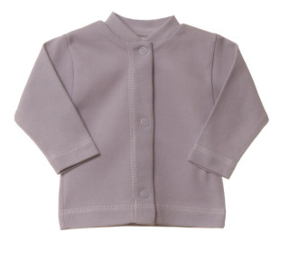 Bavlněný kabátek s dlouhým rukávem MKCool Tm. šedý