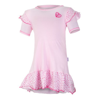Tunika tenká kanýr KR Outlast® - růžová baby/růžová-puntík lesk