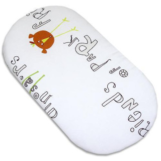 Babyrenka matrace Basket pro koše a kočárek 70x40 cm Bird orange