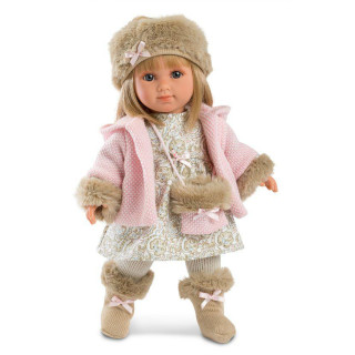 Panenka - Elena s růžovým kabátkem 35 cm