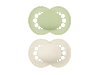 Šidítko Ortodonické Original 16 m+Zelený/Béžový MAM