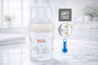 Perfect Match láhev s kontrolou teploty 150 ml Nuk Bílá