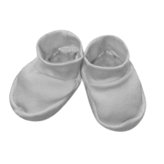 Kojenecké bavlněné capáčky šedé Baby Service Vel. 1