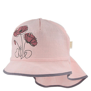 Letní klobouk s plachetkou vlčí mák