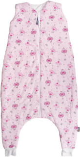 Letní spací pytel s nožičkami bambus růžové baletky Vel. 110 cm Kaarsgaren