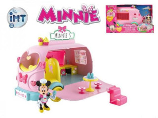 Minnie auto cukrárna se světlem a zvukem s kloubovou figurkou a doplňky