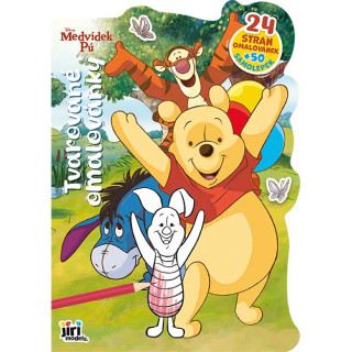 Tvarované omalovánky Medvídek Pú