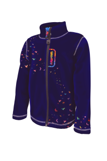 Fleecová mikina dětská Duhová kočka Wamu