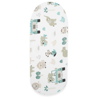 Bavlněné prostěradlo do kočárku Safari II 35 x 75 cm New Baby