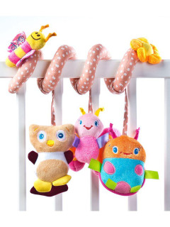 Hračka na postýlku spirála Sensillo Motýlek