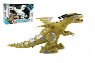 Dinosaurus chodící  35 cm na baterie se zvukem se světlem