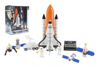 Sada vesmír s raketoplánem se světlem se zvukem