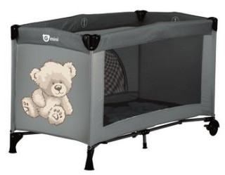 Cestovní postýlka Nyja Medvídek šedá