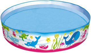 Bazén pevný 122x25cm motiv mořský svět 219L