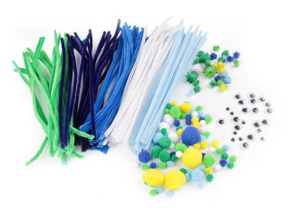 Kreativní sada dětské tvoření s lurexem