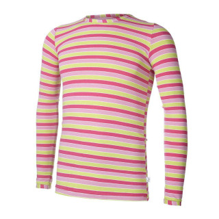 Tričko smyk DR Outlast® Pruh růžovozelený