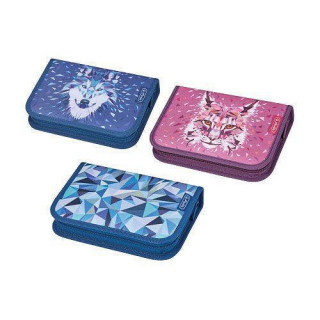 Prázdný penál, 2 chlopně, Wild Animals Herlitz