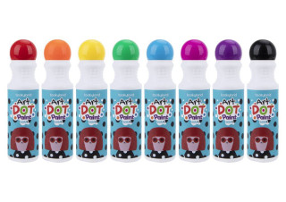 Barvy v tubě Smývatelné 8 ks s omalovánkami Tookyland