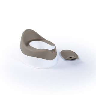 Dětský nočník s odnímatelným víčkem šedá, 23x38x29 cm