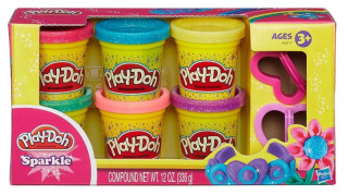 PlayDoh Třpytivá sada 6ks