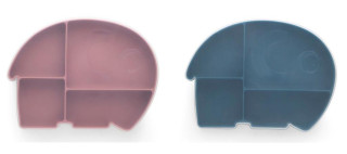 Silikonová miska s víkem Sebra