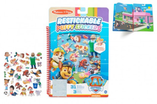 Kniha s puffy samolepkami Tlapková patrola Dobrodružství