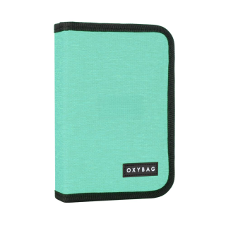 Penál 1 p. 2 chlopně, prázdný Unicolor Mint