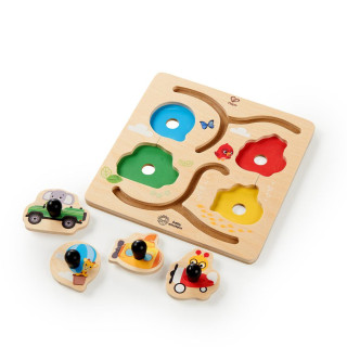 Hračka dřevěná puzzle Paths to Adventure HAPE 12 m+
