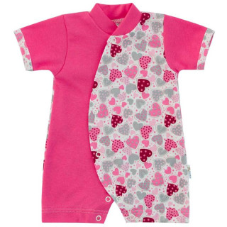 Letní kojenecký overal Srdce