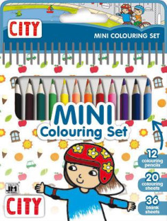 Mini blok s pastelkami - Město