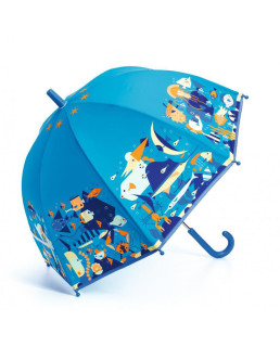 Djeco Krásný designový deštník Mořský svět