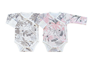 Bavlněné body dl. rukáv s rukavičkami zavinovací Koala Baby Service