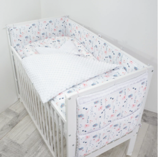 10 dílná sada do postýlky Minky Verona 100 x 135 Esito - bílá