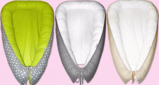 Oboustranné hnízdečko pro miminko bavlna 