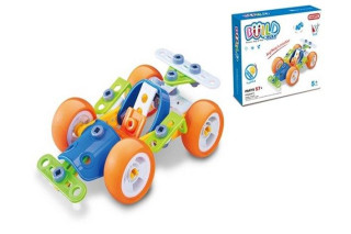 Stavebnice auto závodní šroubovací 60dílků