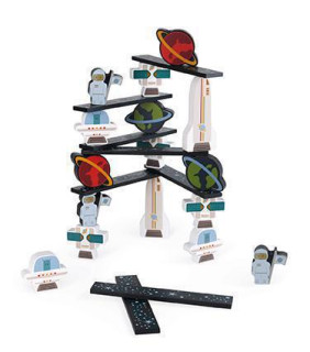 Dřevěná stavebnice Vesmír 36 ks Janod