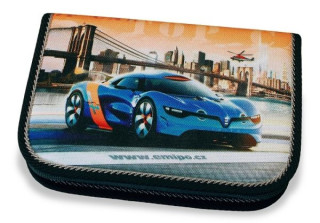 Školní pouzdro 1-klopa Top Car prázdné Emipo