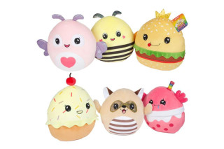 Zvířátko/Jídlo plyšové 21x25 cm