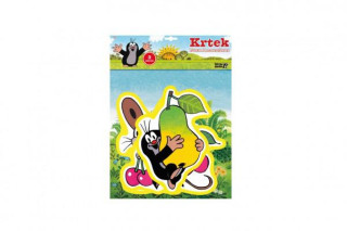 Pěnové dekorace na zeď Krtek 3 ks