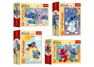 Minipuzzle Stitchova dobrodružství 54 dílků