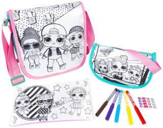 Sada tašek 3 ks L.O.L. vybarvovací