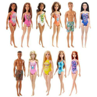 Barbie v plavkách DWJ99 PLAVKY FIALOVÉ