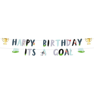 Baner závěsný "Happy Birthday It´s a Goal ", 1,5 m